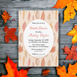 Möhippan Watercolor Höst löv Boho Land Inbjudningar