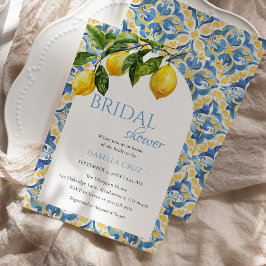 Möhippan Watercolor Mediterranean Lemon Inbjudningar