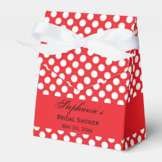 Möhippan White and Red Polka Dot Presentaskar