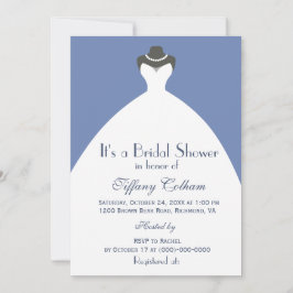 Möhippan White Bröllop Gown Inbjudningar