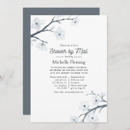 Möhippan White Cherry Blommars by Mail Inbjudningar