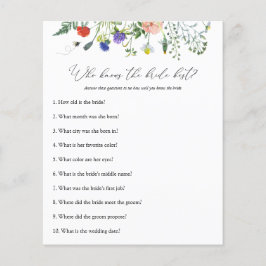 Möhippan Wildblombi som känner Bride