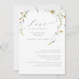 Möhippan WildblomBlommigt Par Inbjudningar