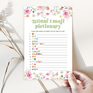 Möhippan Wildblomma emoji pictionary-spel