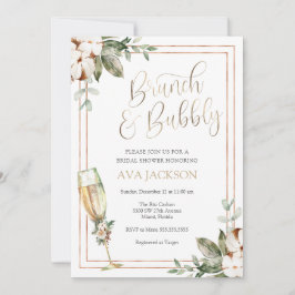 Möhippan Winter Brunch och BubLY Champagne Inbjudningar