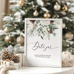 Möhippan Winter Evergreen Date burk Poster<br><div class="desc">Möhippan Winter Evergreen Date burk Poster Matchningsobjekt tillgängliga.</div>