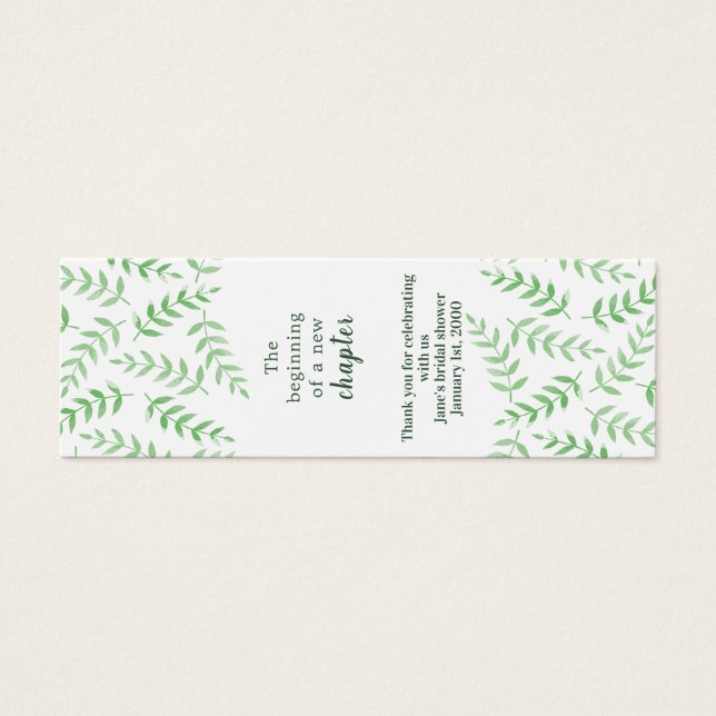 Möhippans bokmärke litet visitkort (Framsidan)