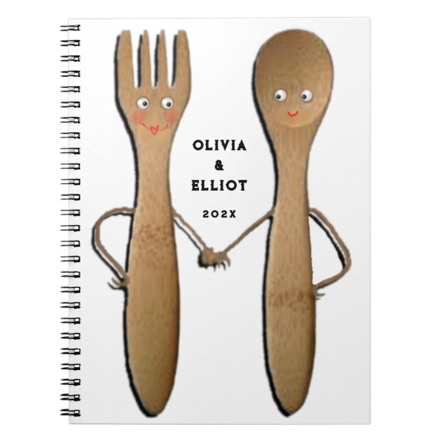 möhippans gåva anteckningsbok med spiral (Framsidan)