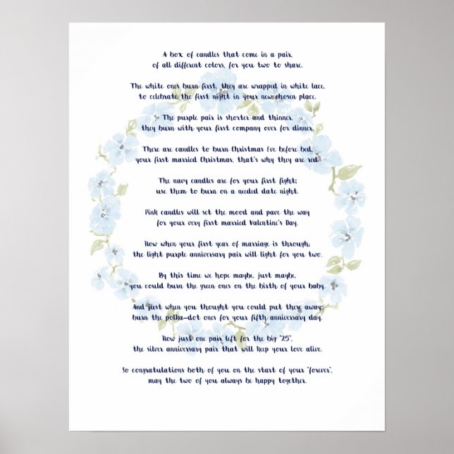 Möhippans gåva - inmatning av ljusbox poster (Framsidan)