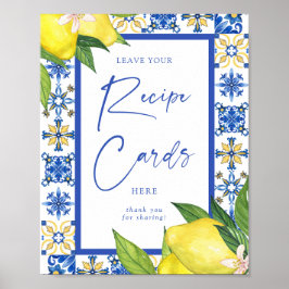 Möhippans signatur för mottagningskort med blå bri poster