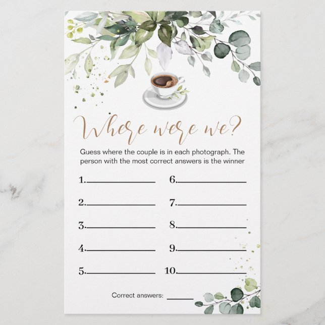 Möhippans spel där vi fick en kortfälla flygblad (Framsidan)