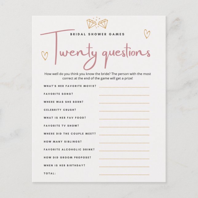 Möhippans spel där vi fick en kortfälla flygblad (Framsidan)