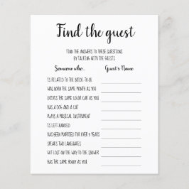 Möhippans spelsökning - gästkortet flygblad