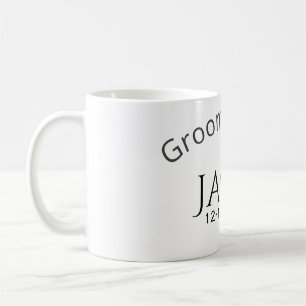 Möhippe namn datum år fet bokstav sgroomsman kaffemugg