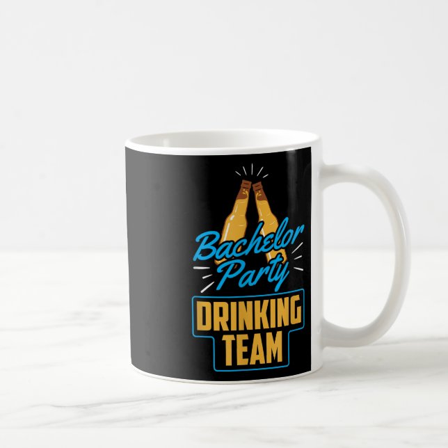 Möhippegubbarnas drickalag Brudgum Brud  Kaffemugg (Höger)