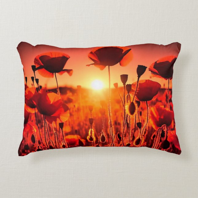 Mohn im Gegenlicht Prydnadskudde (Framsidan)