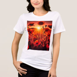 Mohn im Gegenlicht T Shirt