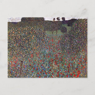 Mohnfeld, Gustav Klimt Vykort
