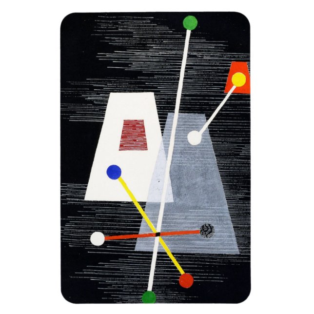 Moholy-Nagy - Trunkerade pyramider Magnet (Vertikal)