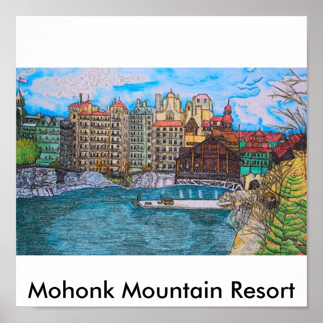 Mohonk Mountain Resort Poster (Framsidan)