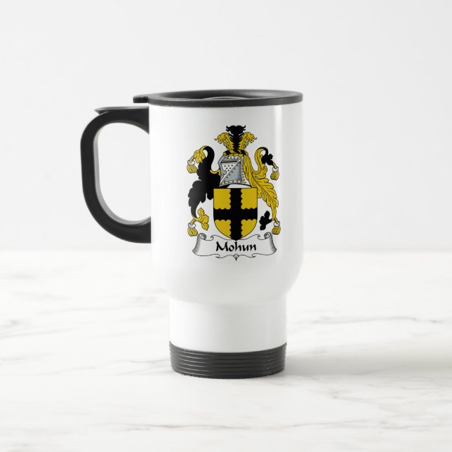 Mohun familjvapensköld resemugg (Vänster)