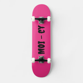 MOI - cy Komplettboard Pink Mini Skateboard Bräda 18,5 Cm