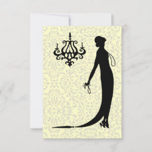 Moi Mode Plate ~ Inbjudan Fransk Deco Nouveau