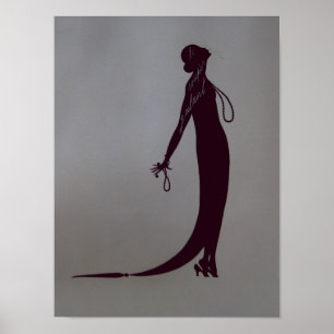 Moi Mode Plate ~ Vintage Art nouveau Poster