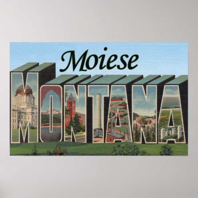 Moiese, Montana Poster (Framsidan)