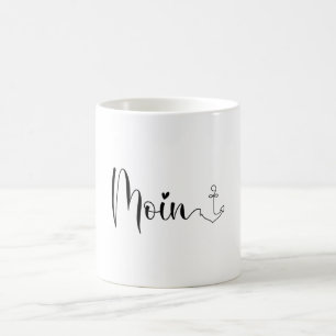 Moin Low German Kusten North Sea Kaffemugg