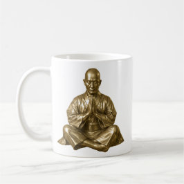 Moine bouddhiste sagesse kaffemugg