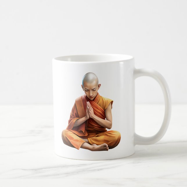 Moine Zen Méditation Kaffemugg (Höger)