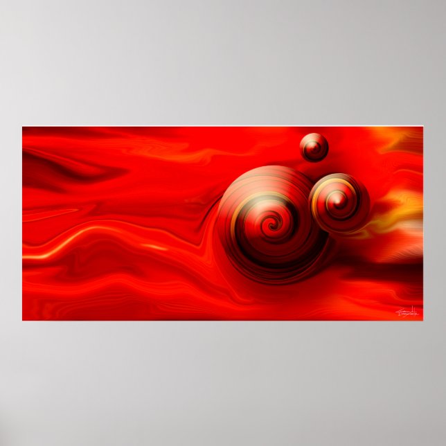 Moiré Spin Poster (Framsidan)