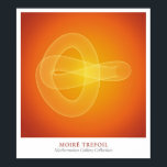 Moire Trefoil Poster<br><div class="desc">Moire Trefoil av Michael Trott. En del av Wolfram Research Mathematica Gallery Collection.</div>