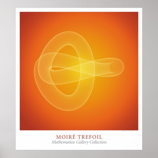Moire Trefoil Poster (Framsidan)