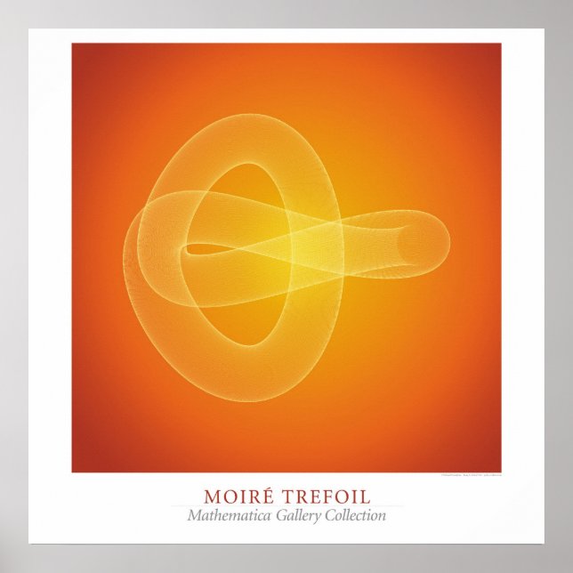 Moire Trefoil Poster (Framsidan)