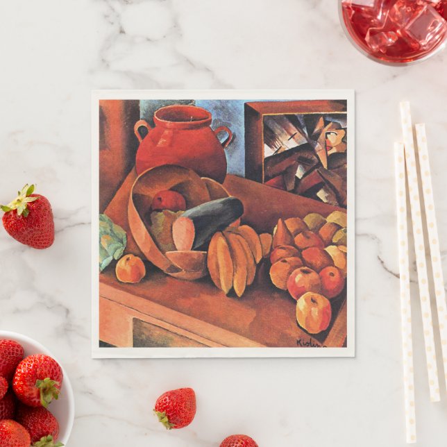 Moise Kisling, Stilleben med frukt, Pappersservett (Insitu)