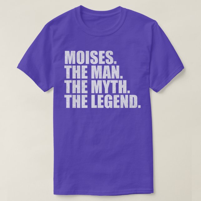 MoisesMoises Namn Moises given namn T Shirt (Design framsida)