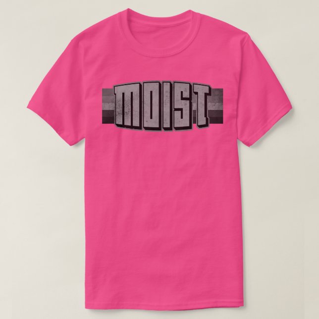 Moist Worst Ord någonsin BW T Shirt (Design framsida)
