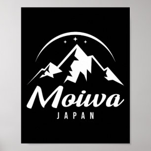 Moiwa Japan Ski Resort Skiing Snowboarding Poster