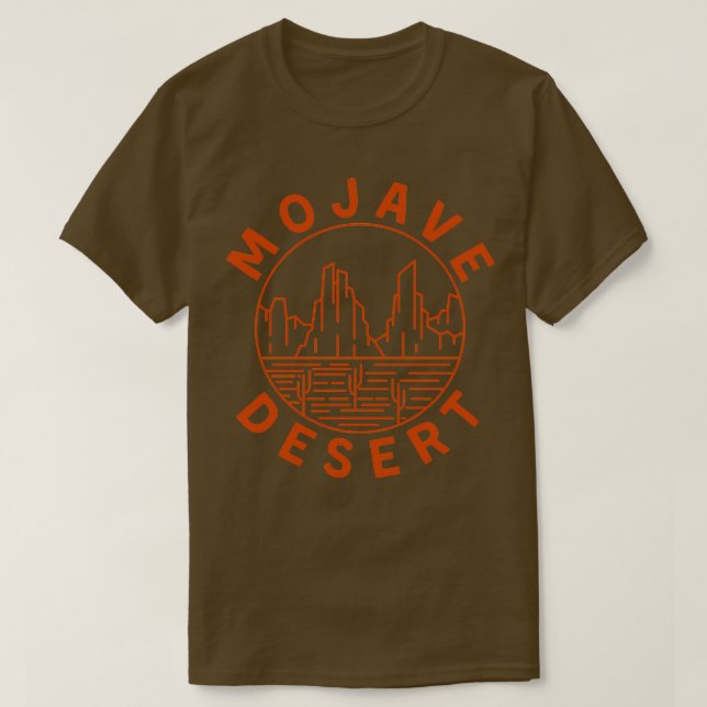 Mojave Desert Orange TShirt T Shirt (Design framsida)