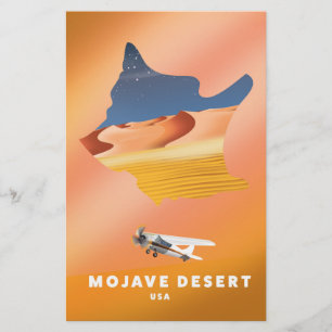 Mojave Desert USA karta