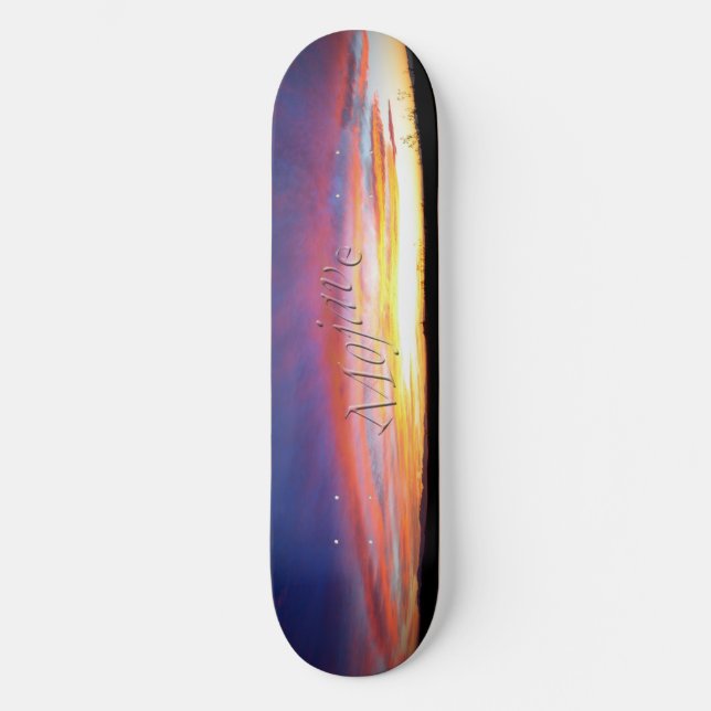 Mojave Sunset Skateboard (Framsida)