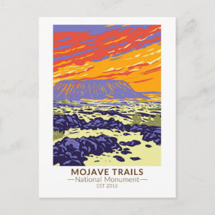 Mojave Trails National Monument Amboy Crater Vykort