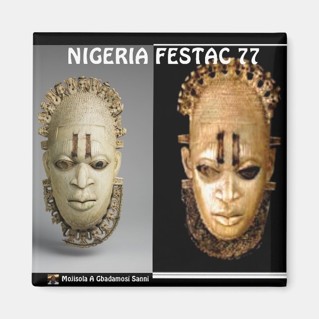 MOJISOLA A GBADAMOSI FESTAC 77 MAGNET (Framsidan)
