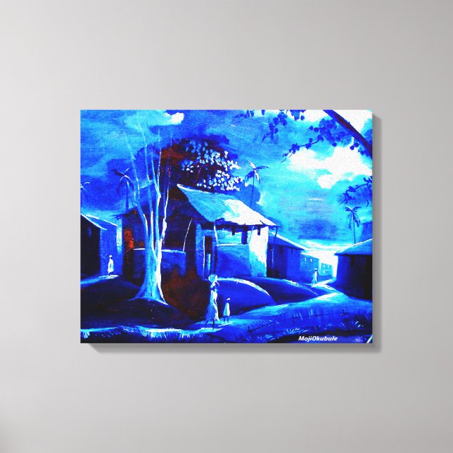 MOJISOLA A GBADAMOSI OKUBULE OIL PÅ Canvas (Framsida)