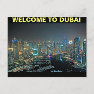 MOJISOLA A GBADAMOSI VÄLKOMNAR DUBAI POSTCARD VYKORT