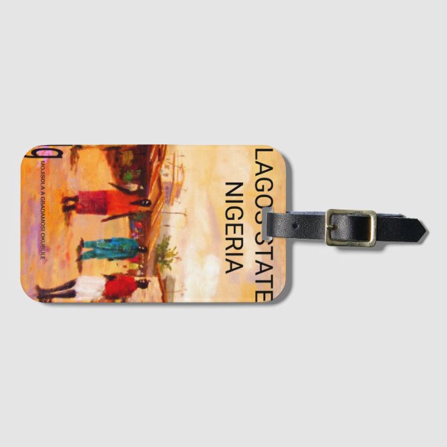 Mojisola Adeola Gbadamosi Design  Bagagebricka (Framsida horisontal)