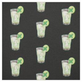 Mojito Cocktail Mönster Tyg