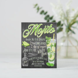 Mojito Cocktail Party-inbjudan